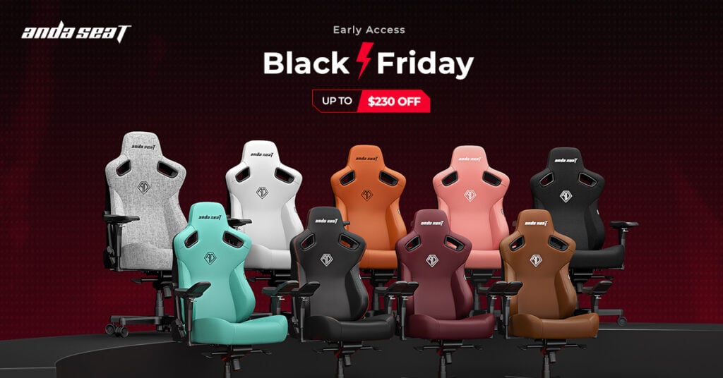 AndaSeat propose des réductions importantes sur les précommandes de la série X-Air avant le Black Friday