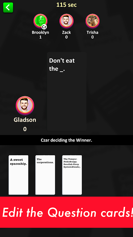 cards against humanity Capture d'écran 1