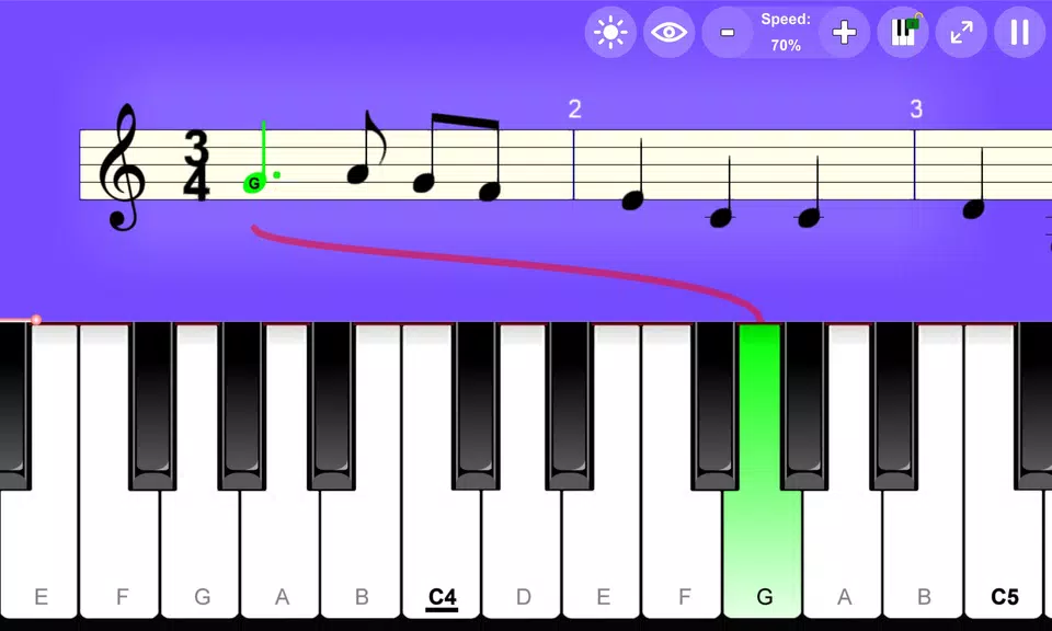 Piano Tutorials Screenshot 1