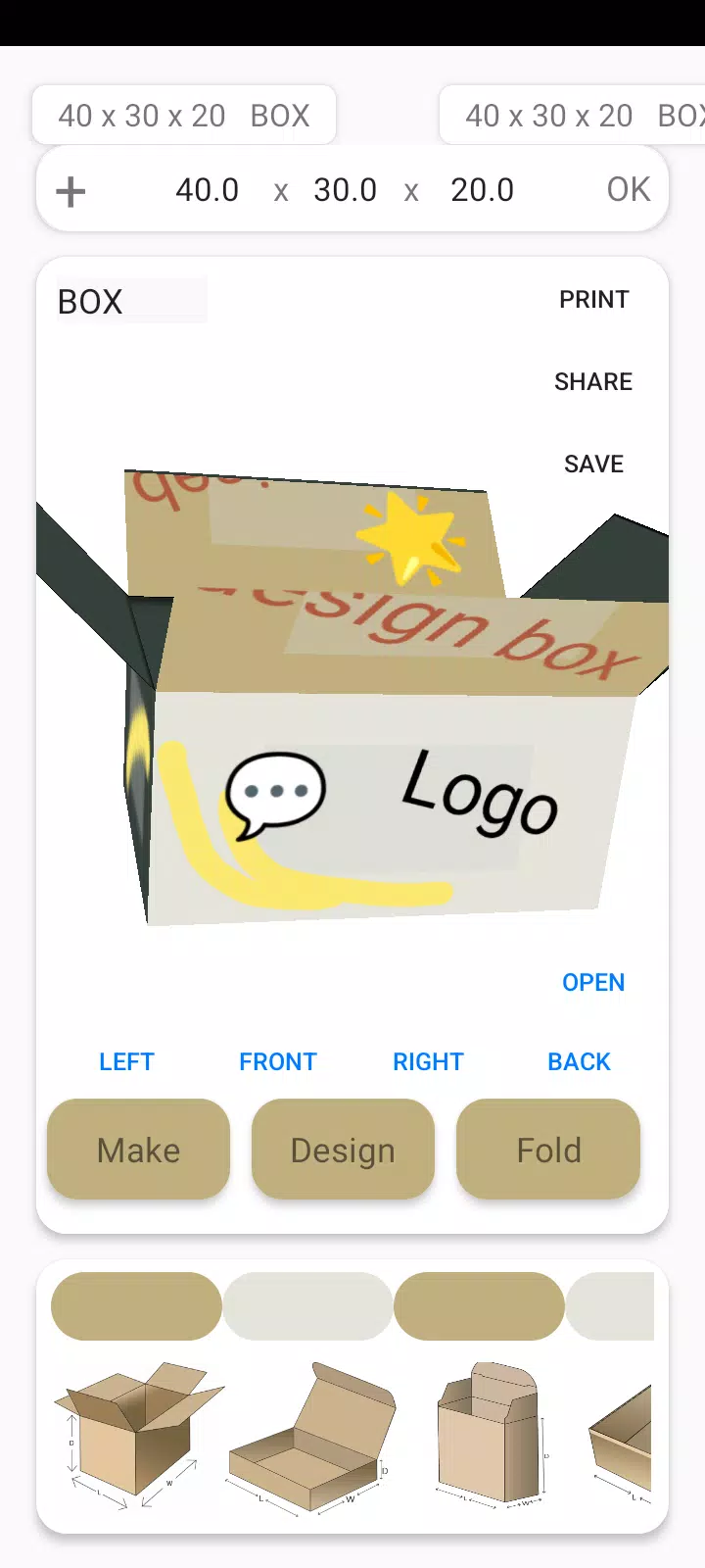 Box Maker Template Creator Pro 스크린샷 4