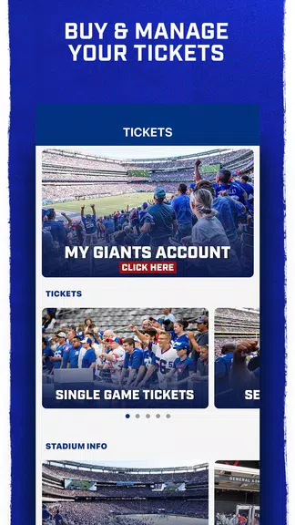 New York Giants Mobile Captura de pantalla 3