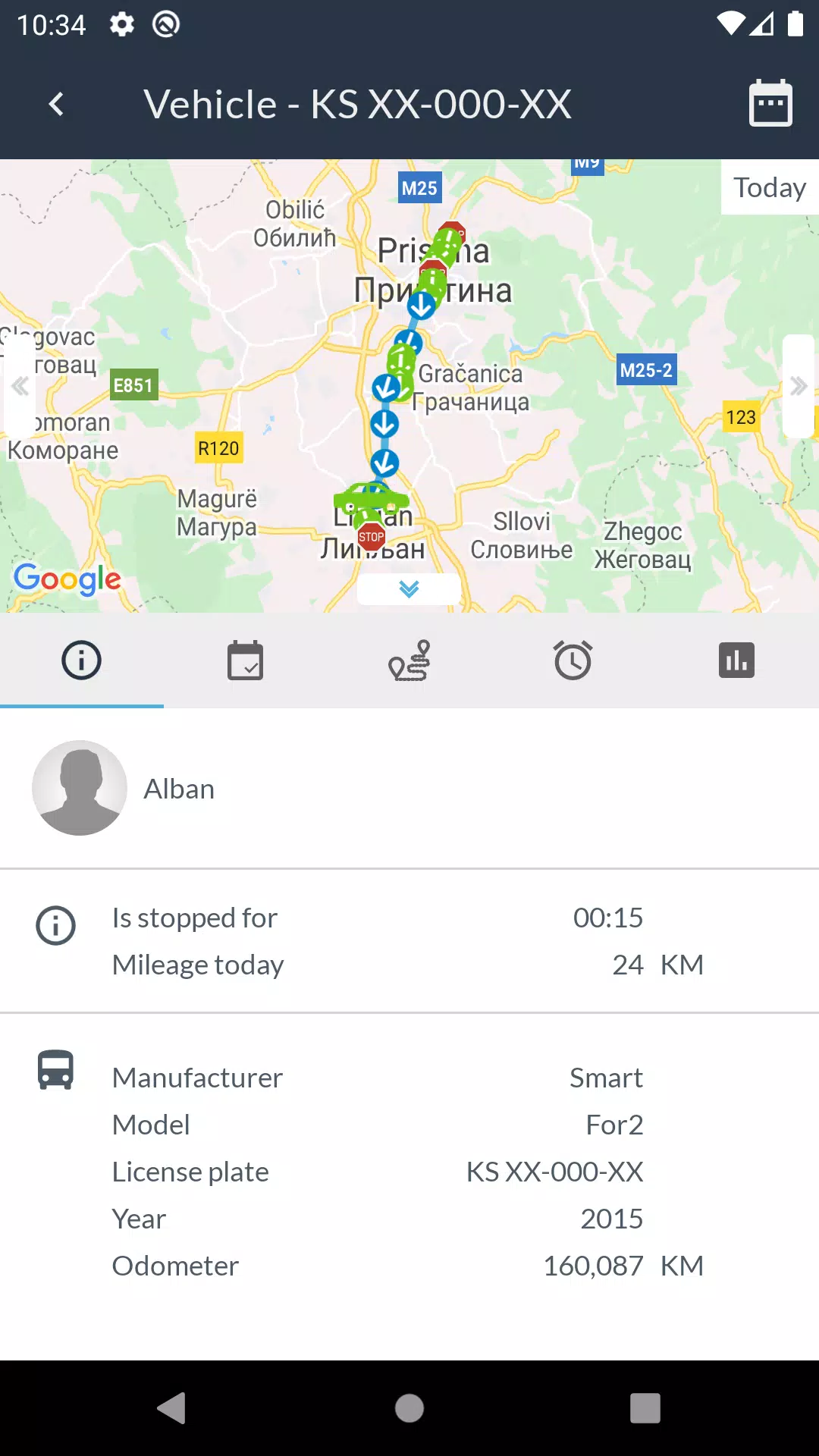 Frotcom Fleet Manager Screenshot 4