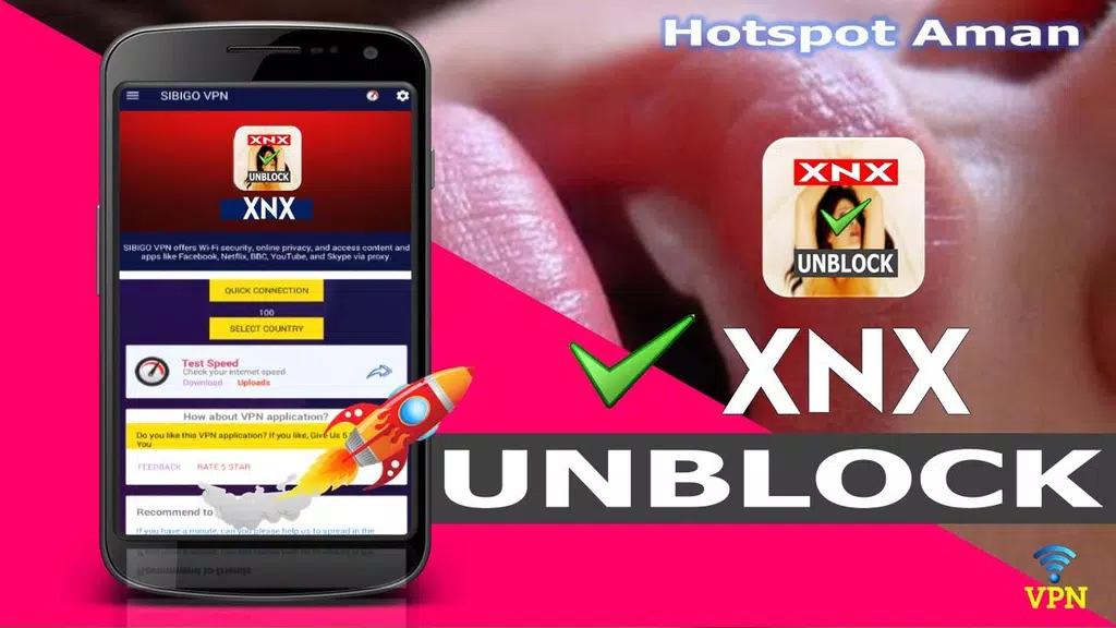 VPN Unblock XnX - Buka Situs X-Video & Sites スクリーンショット 2