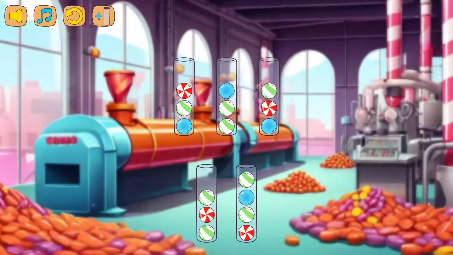 Sorting: Candy Factory Captura de pantalla 4