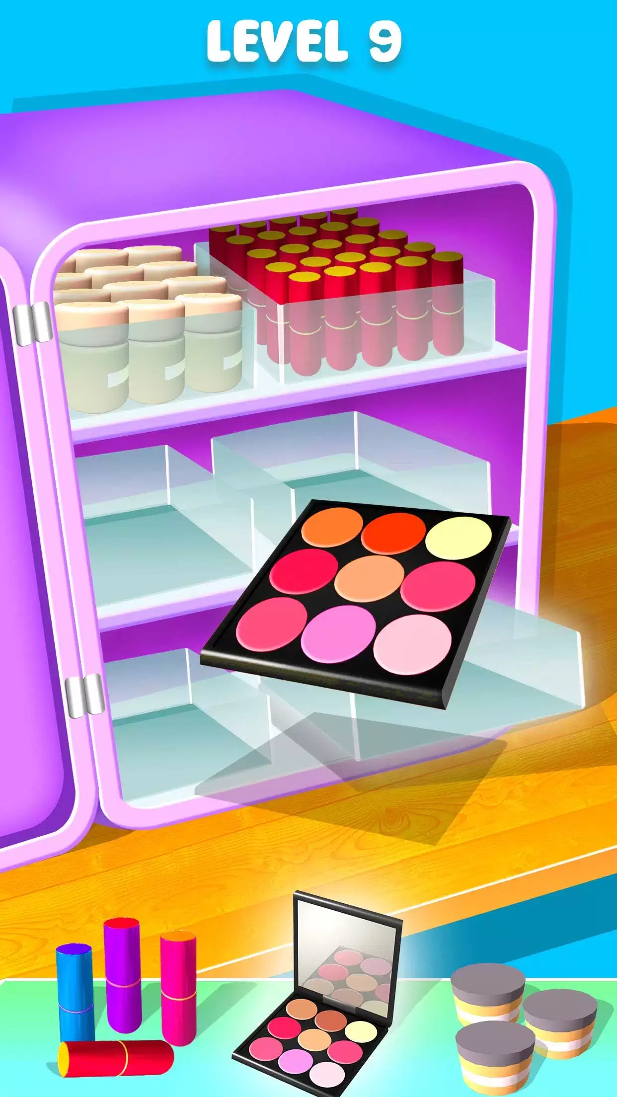 Fill the Makeup Organizer Game Capture d'écran 4