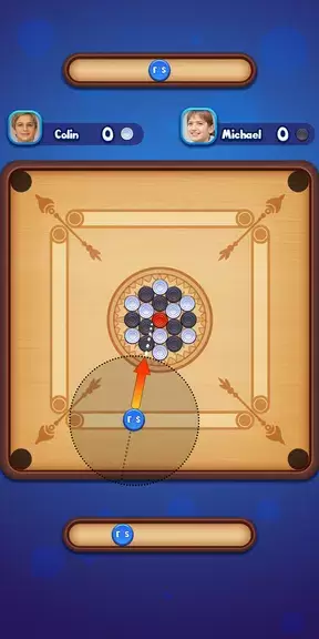 Carrom Strike - Disc Pool Game स्क्रीनशॉट 1