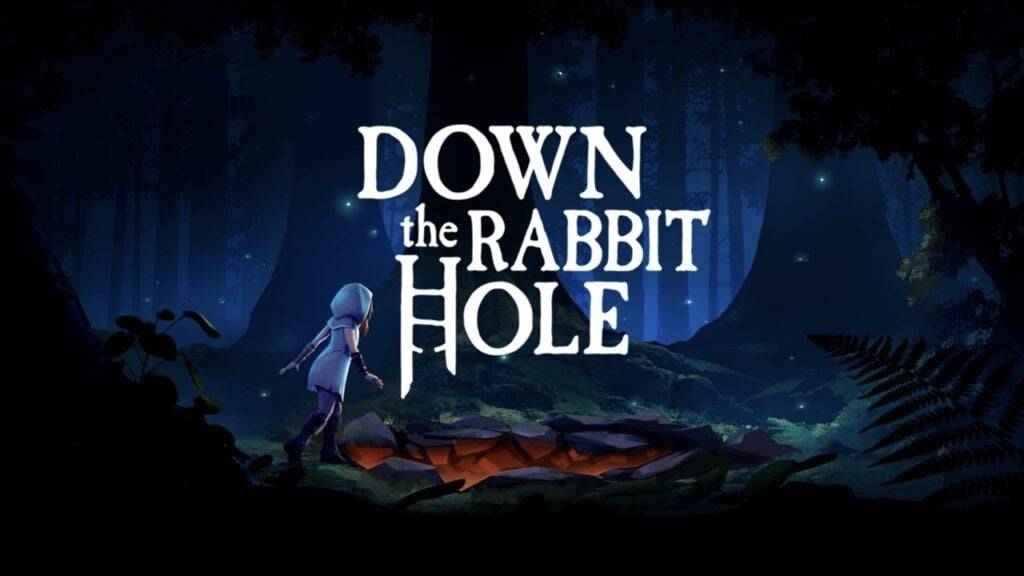 VR escapade Down the Rabbit Hole 터널을 모바일로