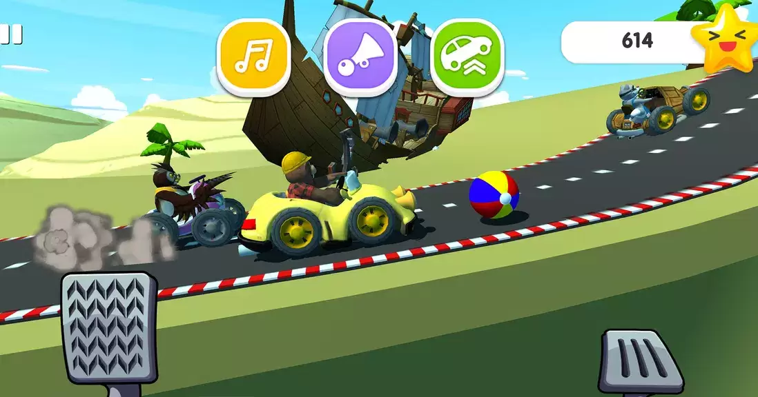 Fun Kids Cars Racing Game 2 Captura de pantalla 2