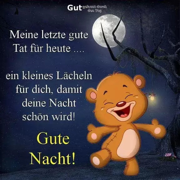 guten morgen und gute nacht स्क्रीनशॉट 2