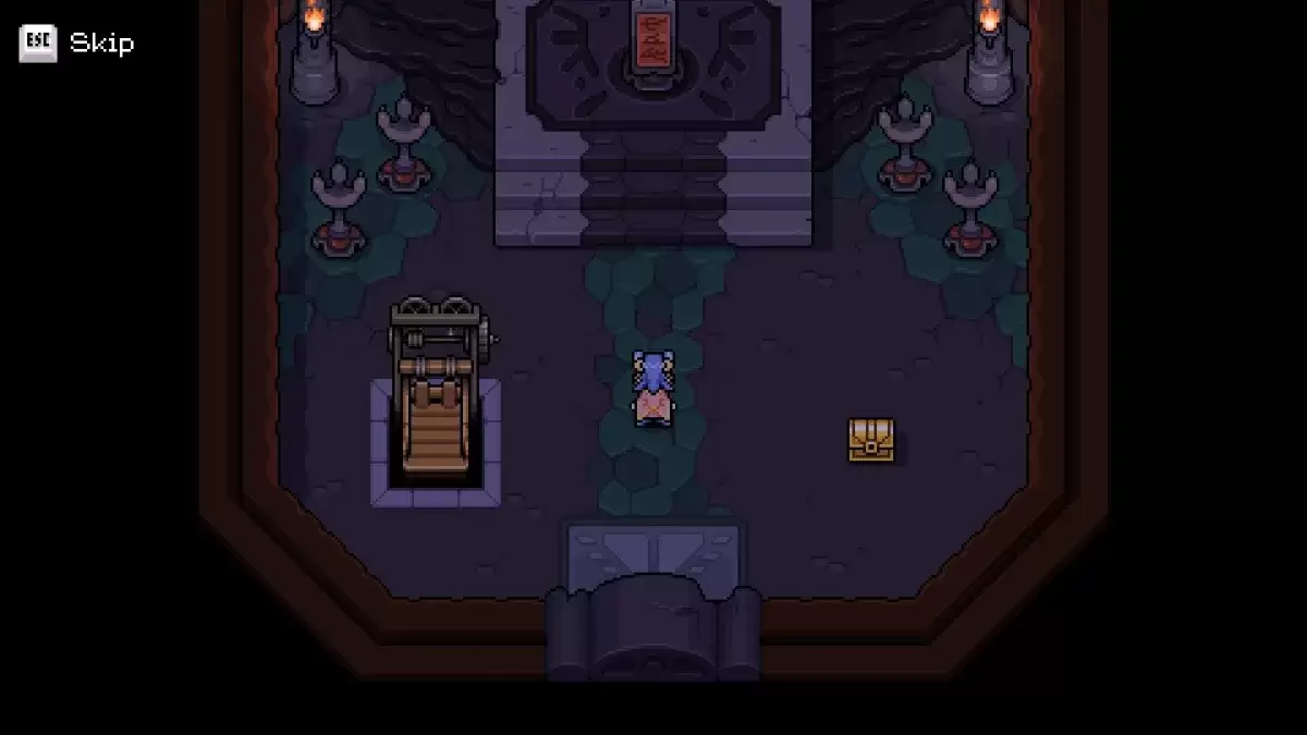 Player discovers chest in Fields of Mistria mines