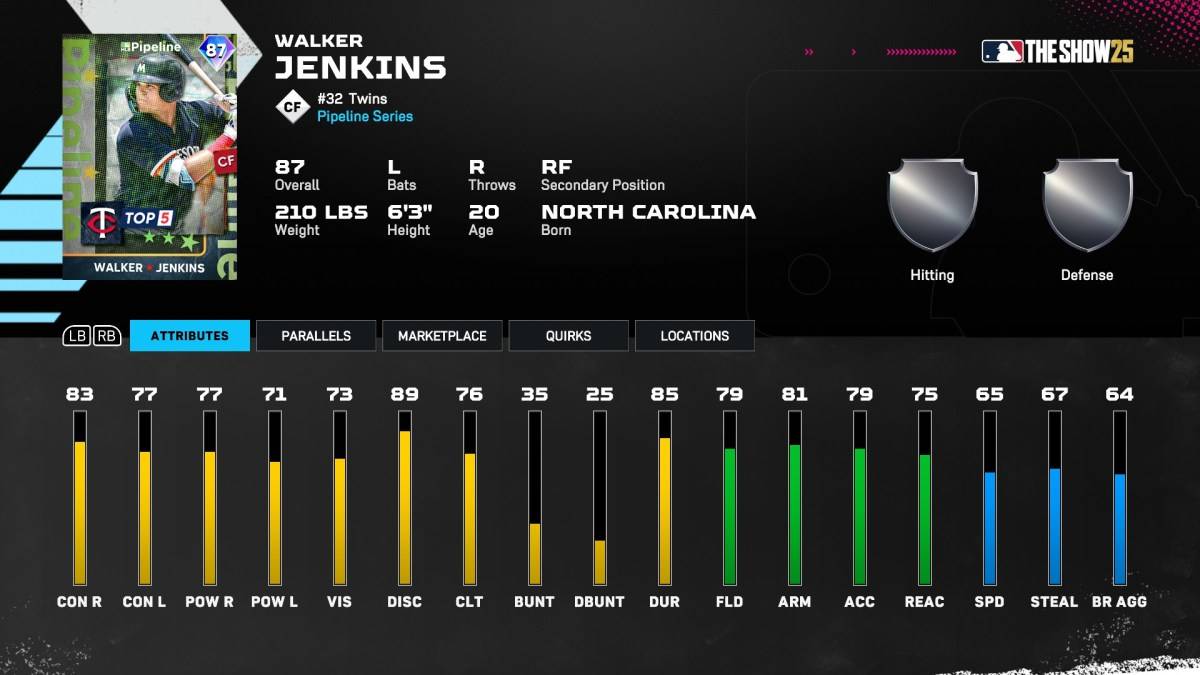 管道计划Walker Jenkins在MLB演出25