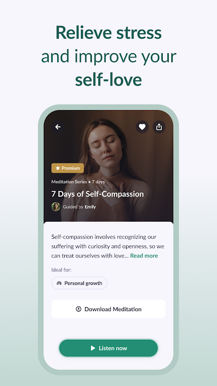 Pura Mente - Meditation App スクリーンショット 3