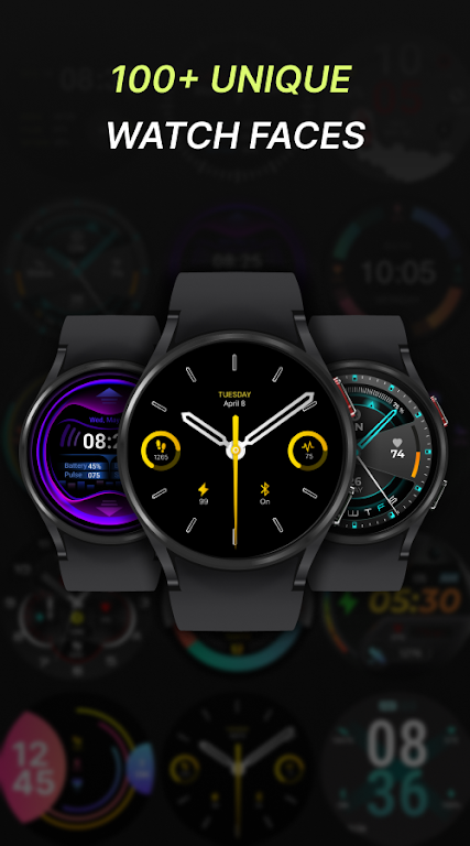 Watch faces - Clock Wallpaper Captura de tela 3