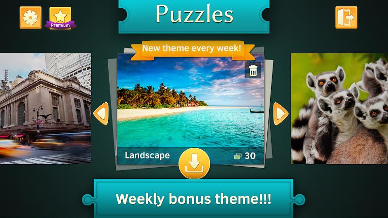 Landscape Jigsaw Puzzles Скриншот 1