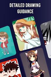 Learn To Draw Anime App Скриншот 3