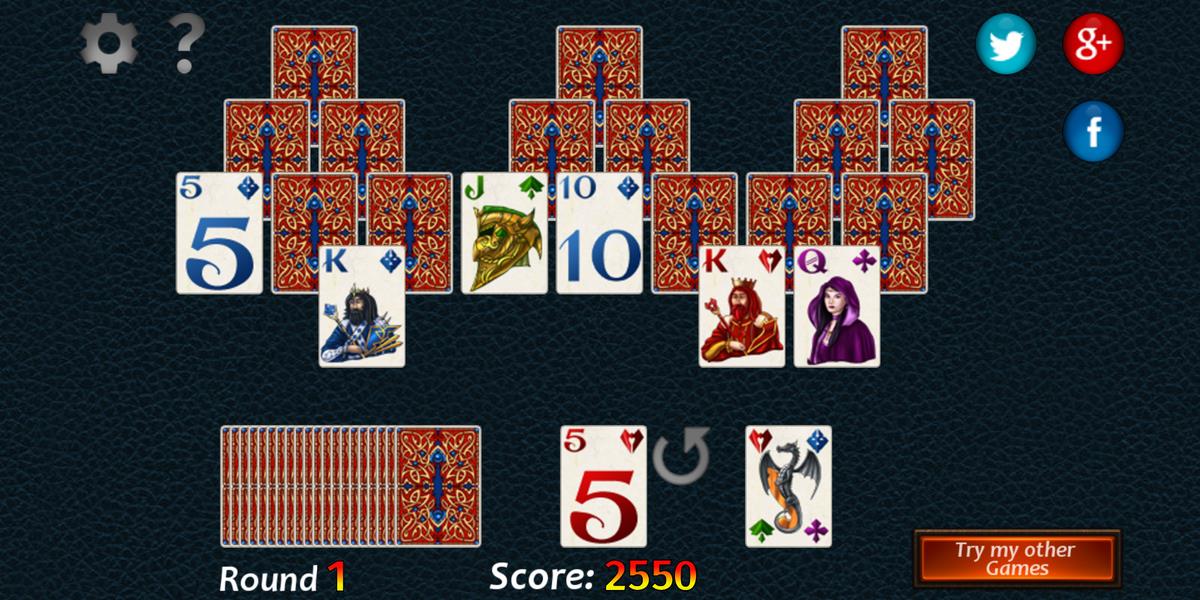 Fantasy Solitaire TriPeaks Screenshot 3