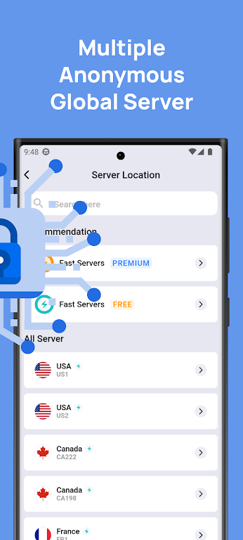 Turbo Secure VPN: Fast Proxy應用截圖第1張