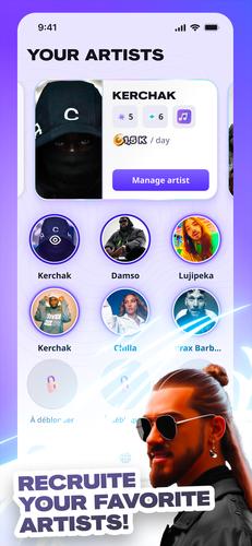 Rap Label Manager Game स्क्रीनशॉट 1