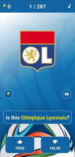 Soccer Quiz: Guess the Logo स्क्रीनशॉट 2