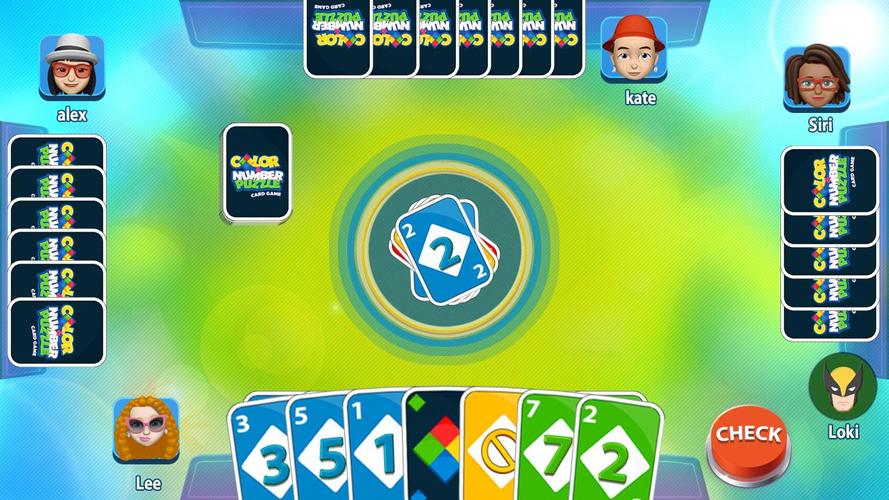 Color & Number - Card Game 스크린샷 2