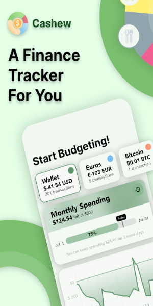 Cashew—Expense Budget Tracker Captura de tela 2