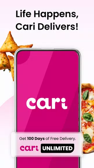 Cari: The best food delivered Captura de pantalla 1