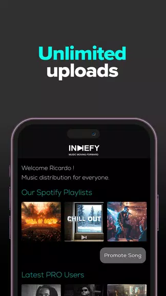 Indiefy - Music Distribution スクリーンショット 3