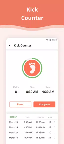 Pregnancy App Capture d'écran 3