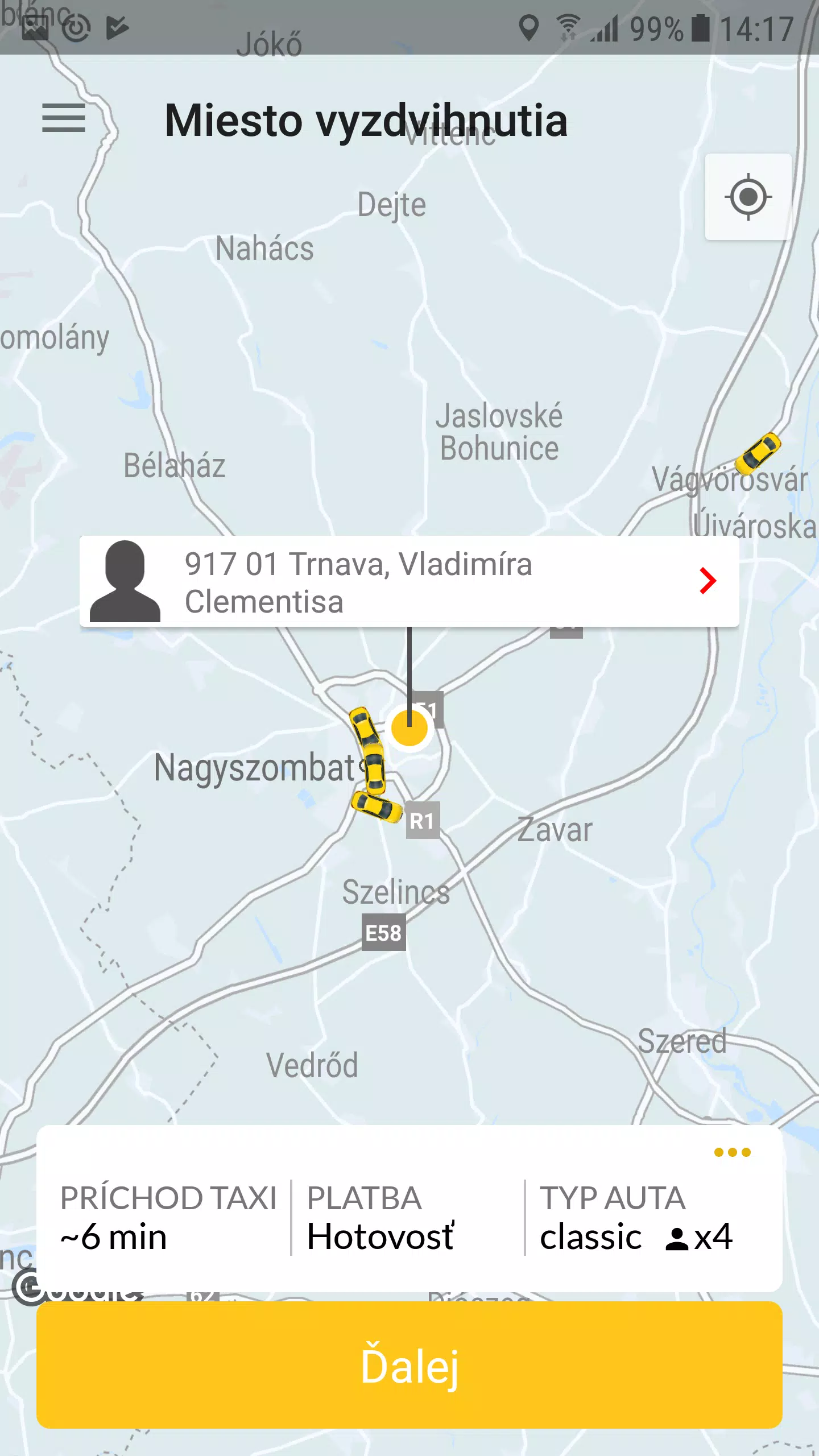 Yellow Taxi Trnava應用截圖第1張