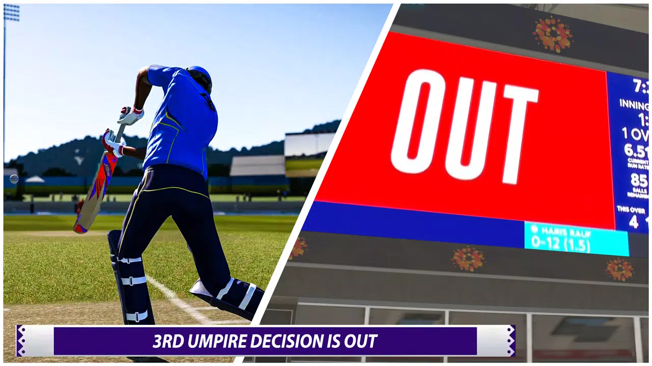 Cricket Games Real World Match Capture d'écran 4