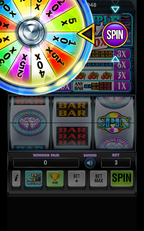 Diamond Deluxe Casino - Free Slot Machines 스크린샷 1