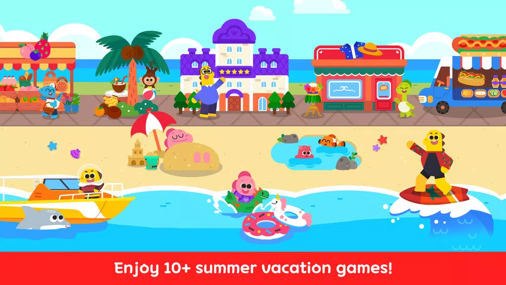 Cocobi Summer Vacation - Kids Скриншот 1