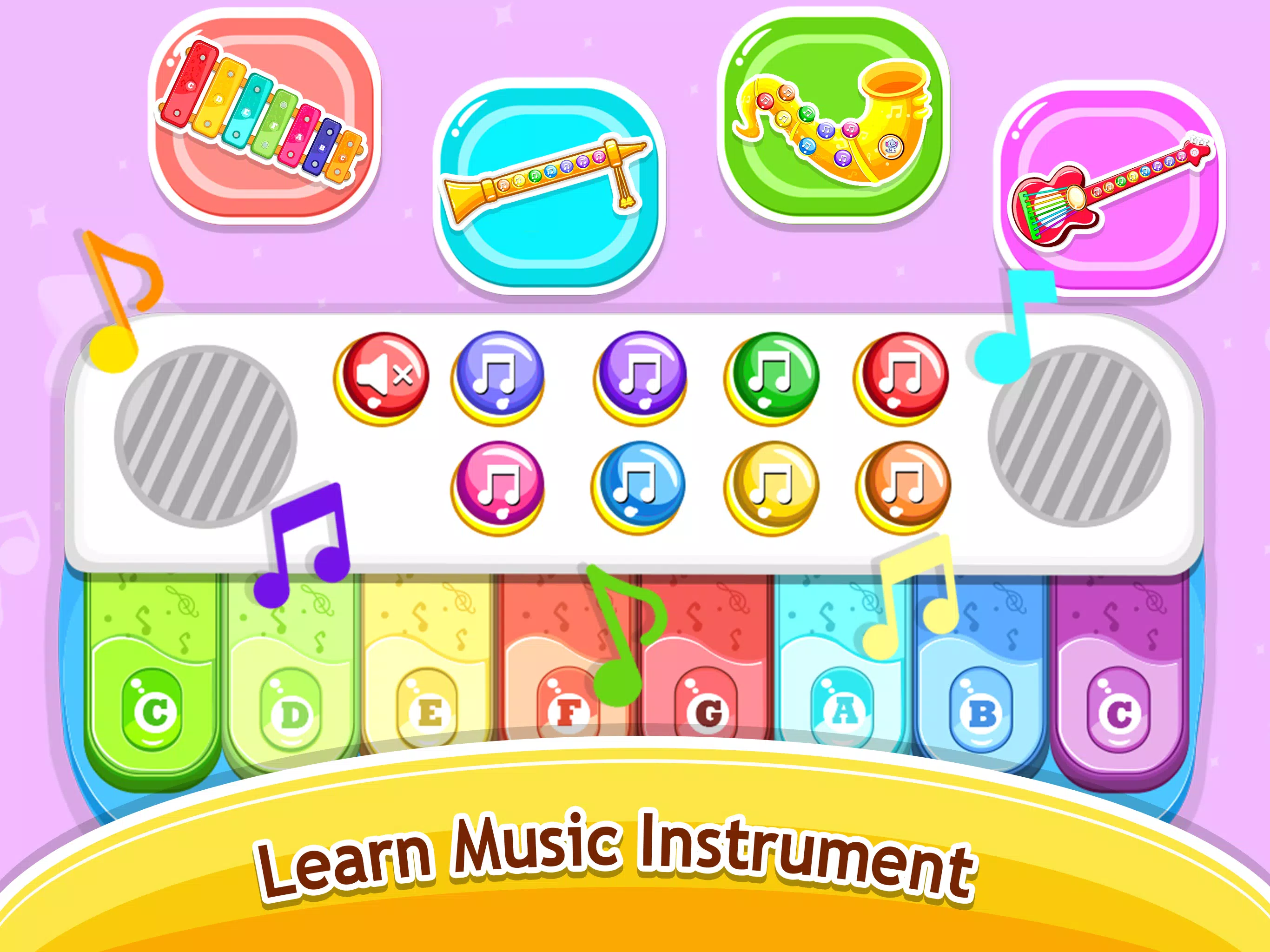 Kids Music piano - games Capture d'écran 4