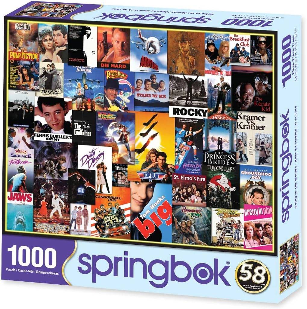 Springbok Going to The Movies Jigsaw Puzzle