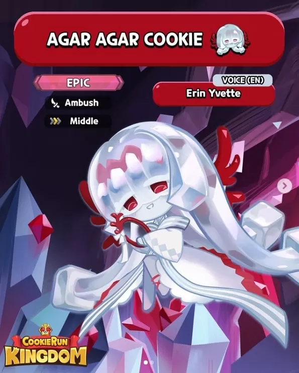 Agar Agar Cookie: Compétences, garnitures, trésors et guide d'équipe