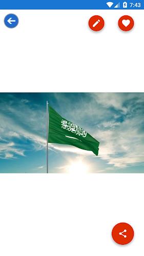 Saudi Arabia Flag Wallpaper: F Captura de tela 4