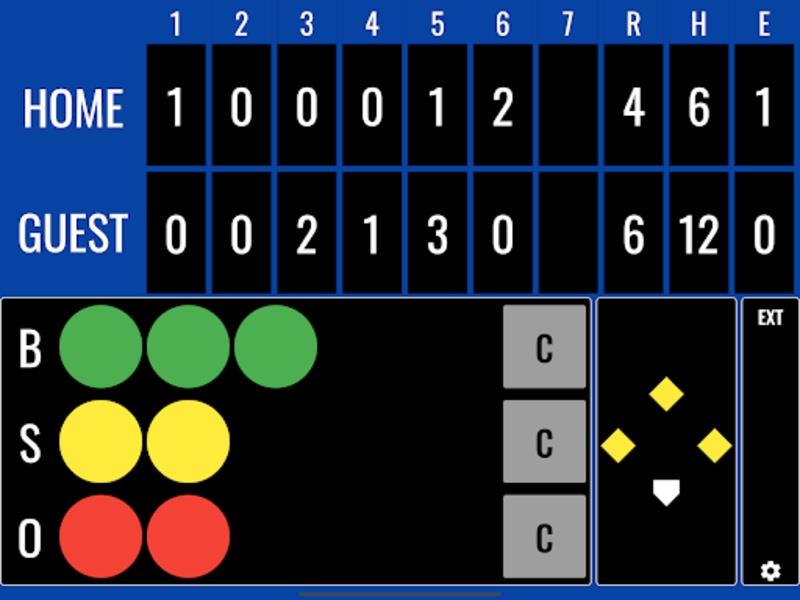 Softball Score 스크린샷 3