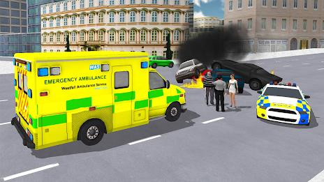 Ambulance Simulator Car Driver 스크린샷 4