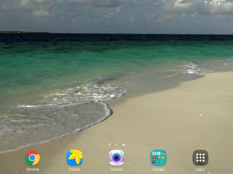 Tropical Beach Live Wallpaper 스크린샷 1