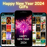 Happy New Year 2024 Wallpaper स्क्रीनशॉट 2