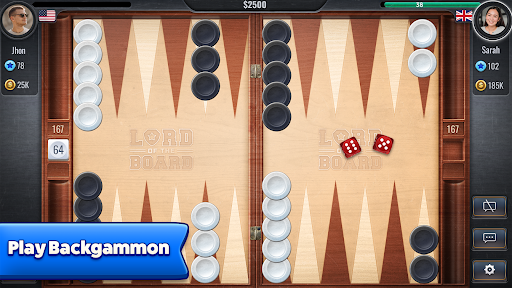 Backgammon - Lord of the Board Captura de pantalla 1