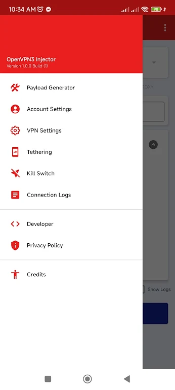 OpenVPN3 Injector 스크린샷 3