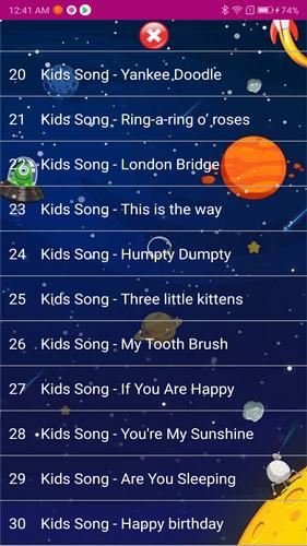 Kids Song Скриншот 3