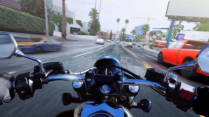 Traffic Moto Bike Rider City Screenshot 2