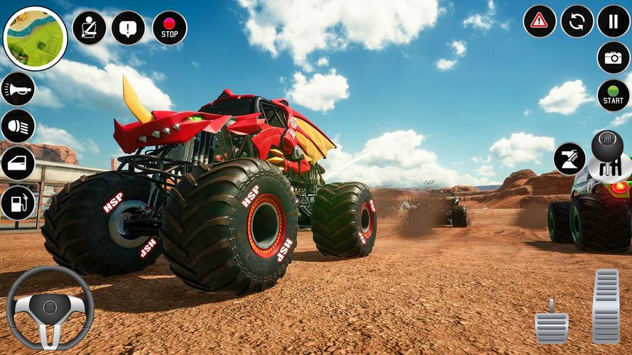 Extreme Monster Truck Game 3D Capture d'écran 3