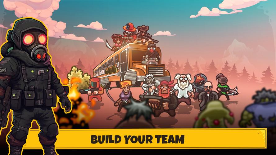 Dead World Heroes: Zombie Rush Capture d'écran 1
