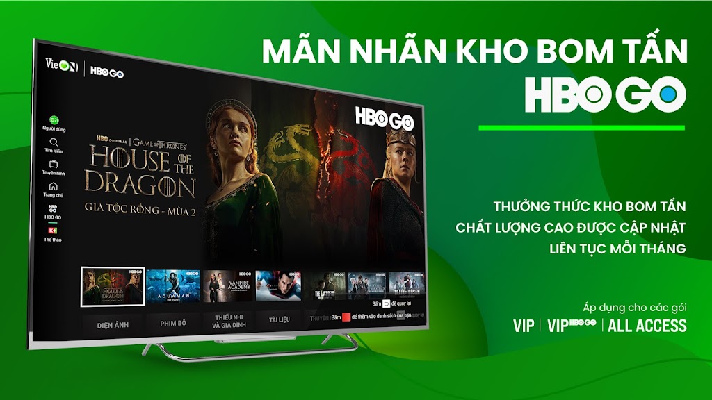 VieON for Android TV應用截圖第4張