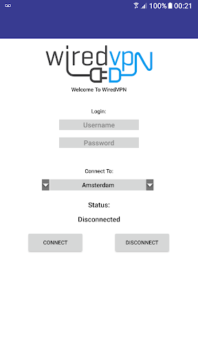 Wired VPN Client スクリーンショット 1