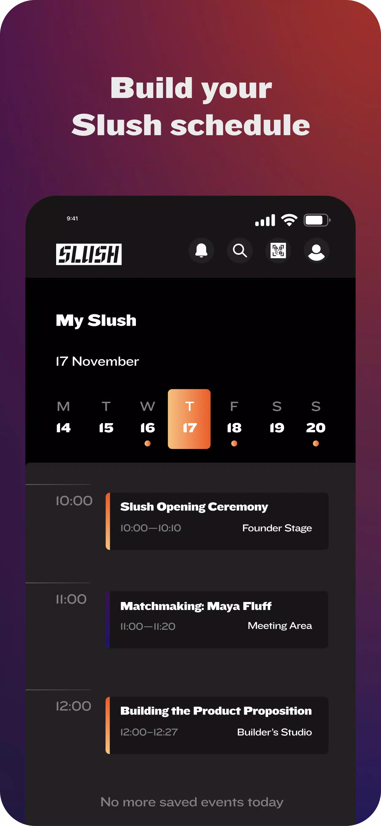 Slush App स्क्रीनशॉट 1