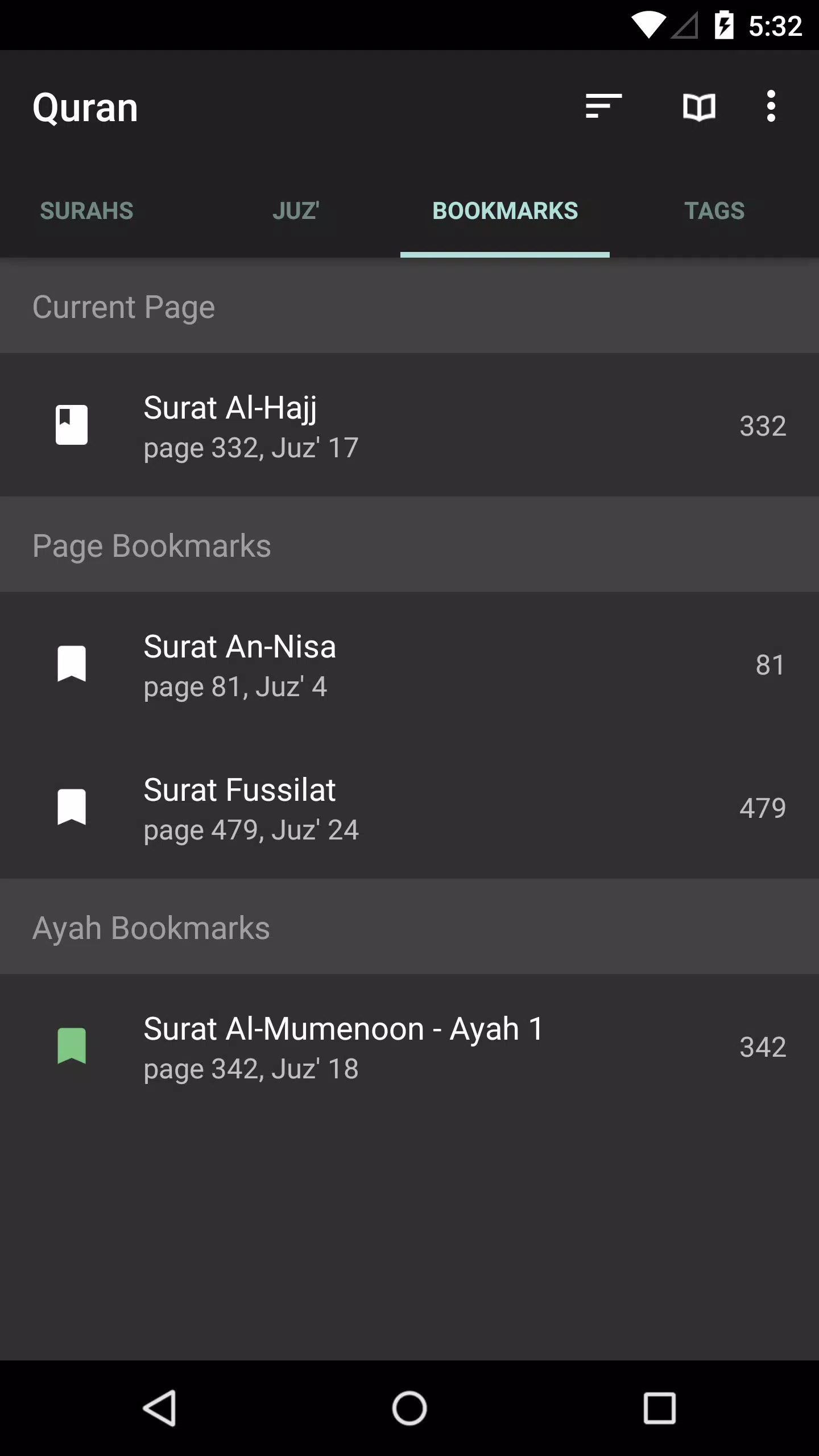 Quran for Android應用截圖第3張